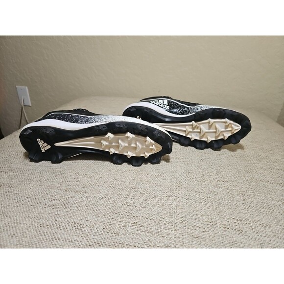Adidas Icon V Bounce G28288 Black Baseball Cleats Shoes Sneakers Men’s Size 11 - Picture 5 of 8